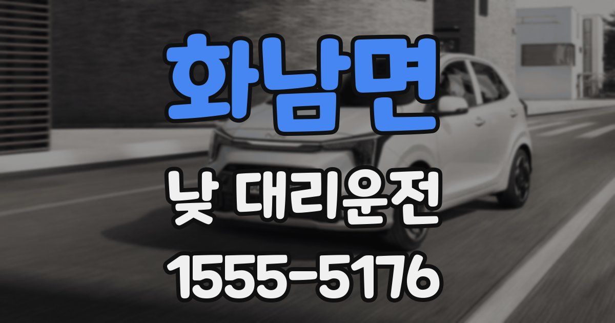 화남면 낮 대리운전
