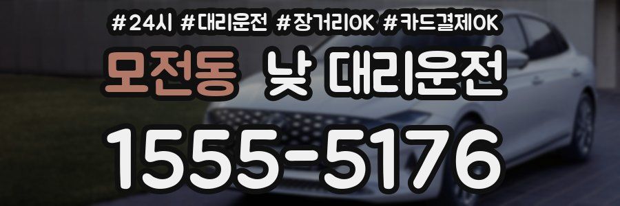 모전동 낮 대리운전