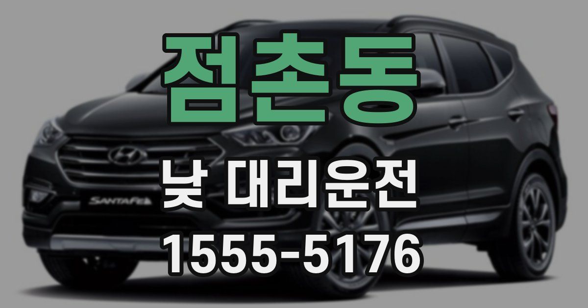 점촌동 낮 대리운전