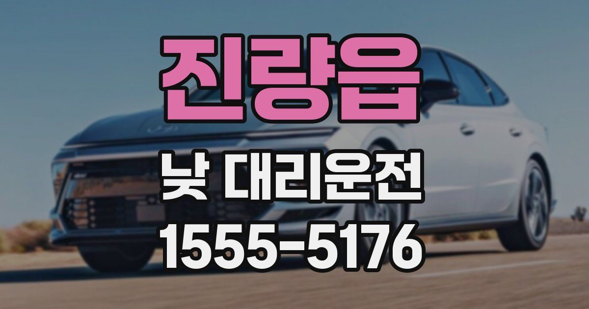 진량읍 낮 대리운전