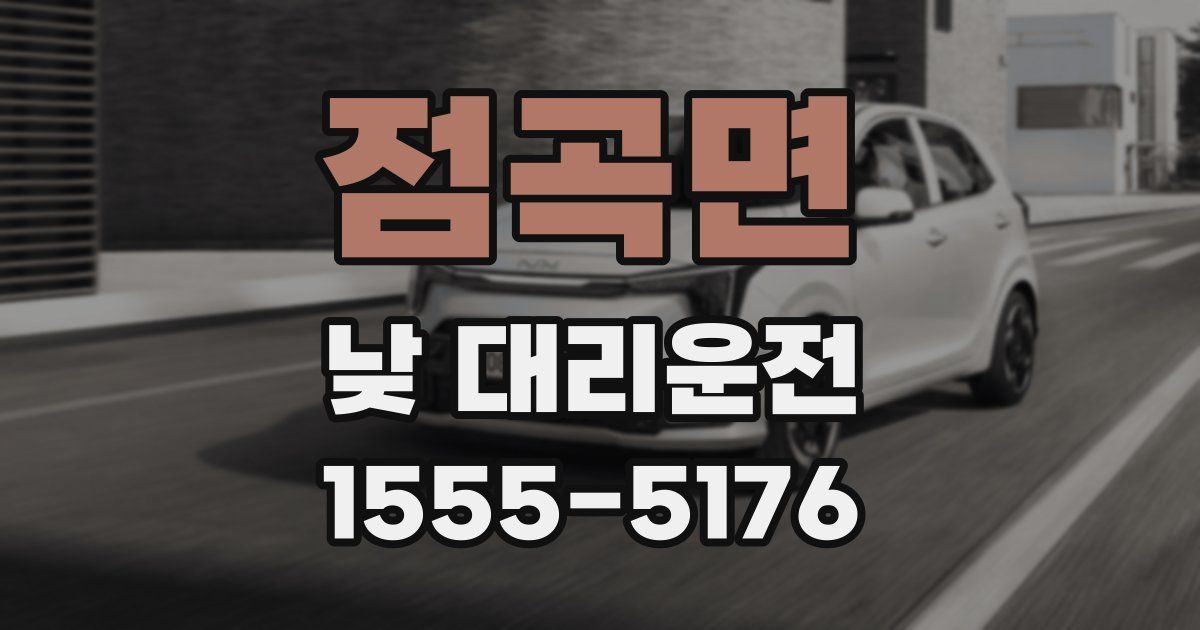 점곡면 낮 대리운전