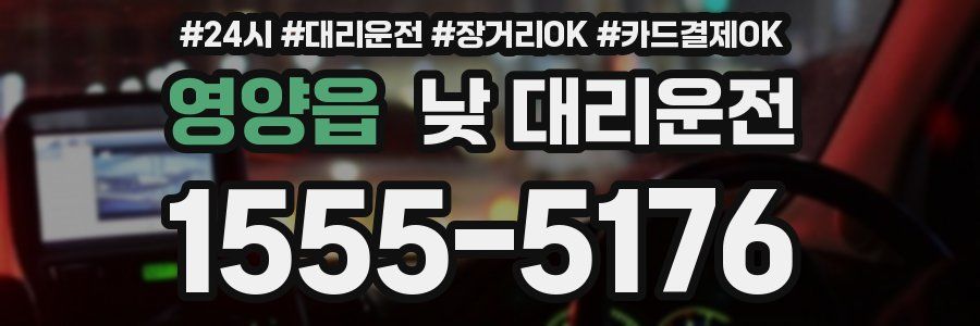 영양읍 낮 대리운전