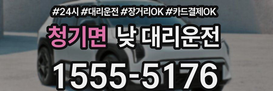 청기면 낮 대리운전