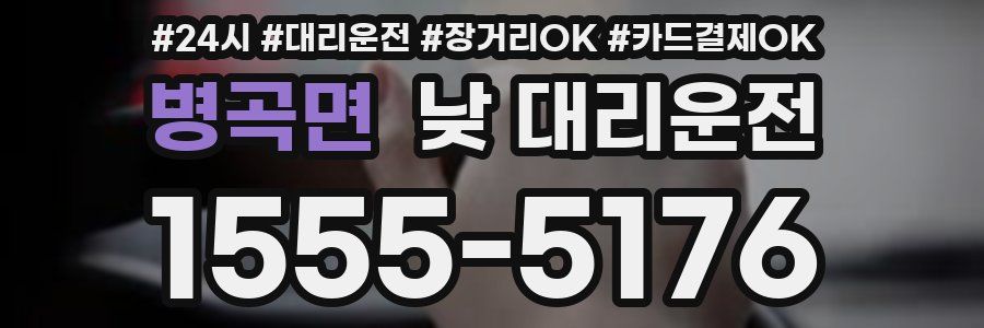 병곡면 낮 대리운전
