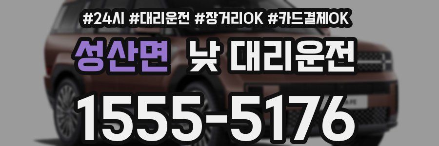 성산면 낮 대리운전