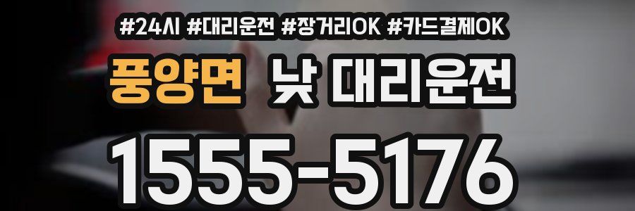 풍양면 낮 대리운전