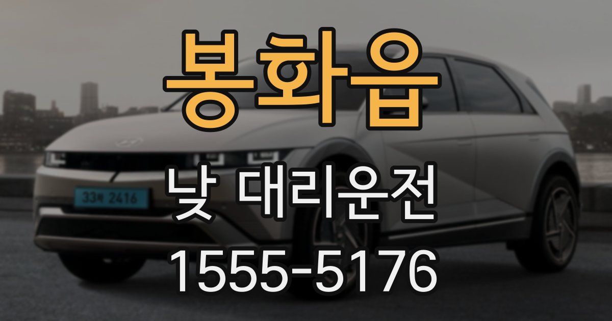 봉화읍 낮 대리운전