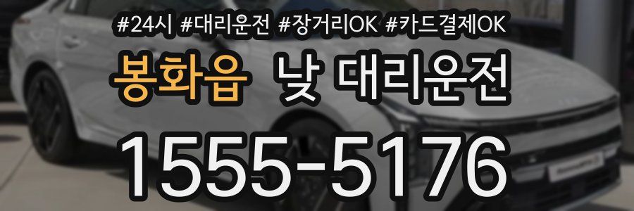 봉화읍 낮 대리운전