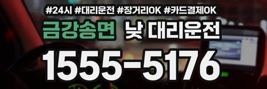금강송면 낮 대리운전