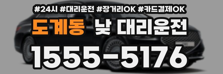도계동 낮 대리운전