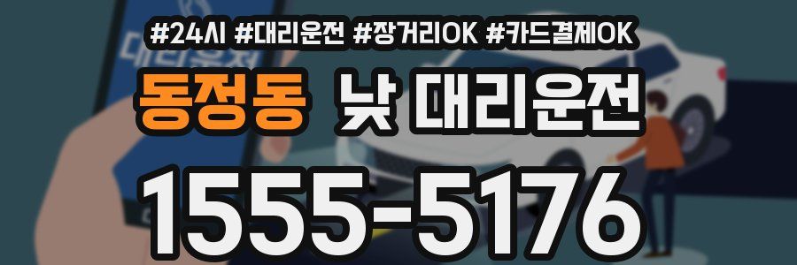 동정동 낮 대리운전