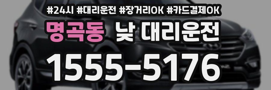 명곡동 낮 대리운전