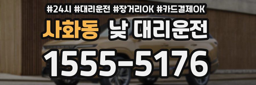 사화동 낮 대리운전