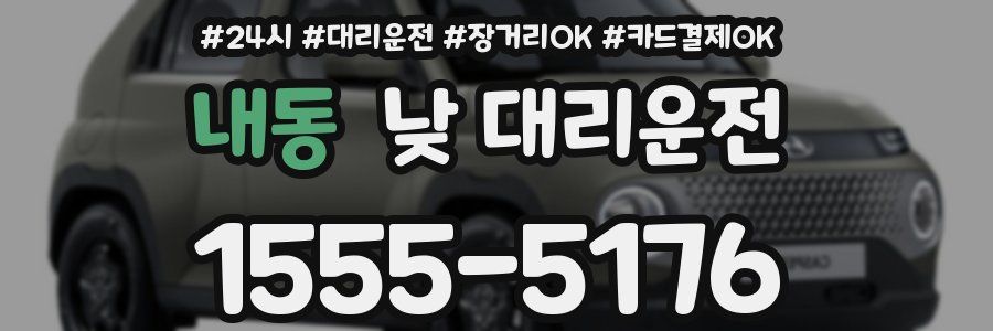 내동 낮 대리운전