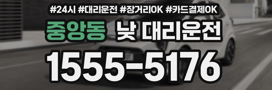 중앙동 낮 대리운전