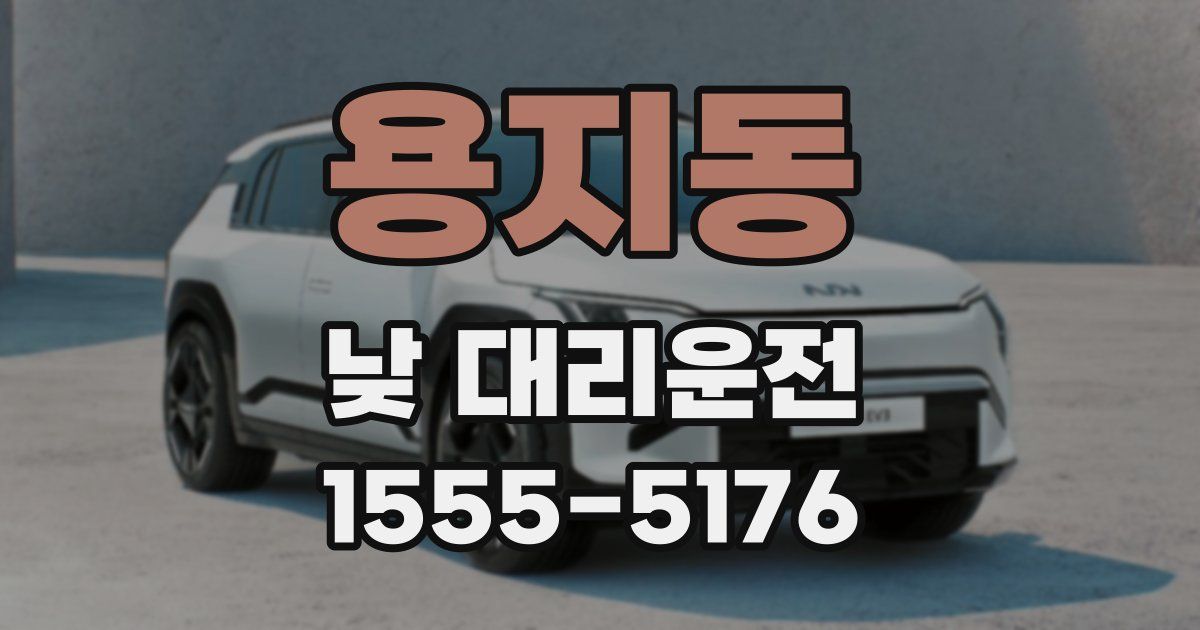 용지동 낮 대리운전