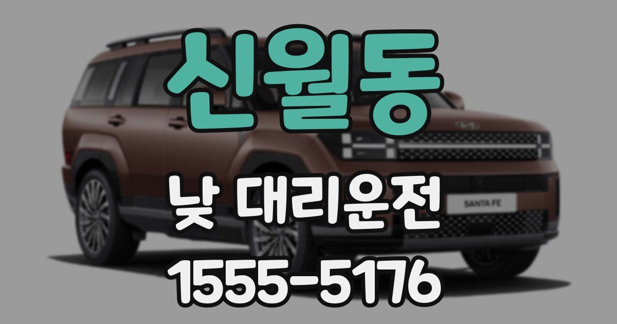 신월동 낮 대리운전