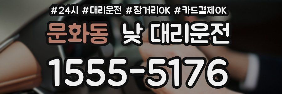 문화동 낮 대리운전