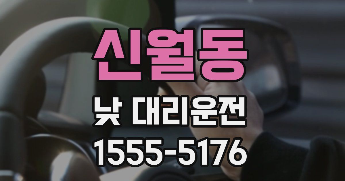신월동 낮 대리운전