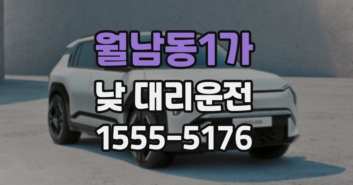 월남동1가 낮 대리운전