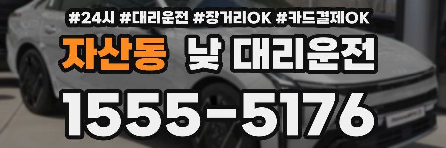 자산동 낮 대리운전
