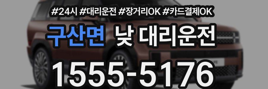 구산면 낮 대리운전