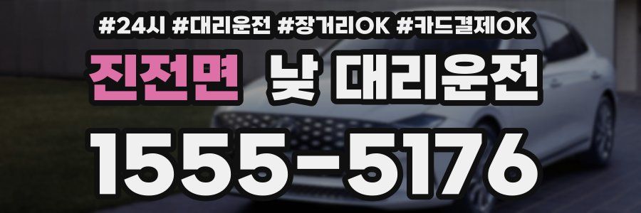 진전면 낮 대리운전