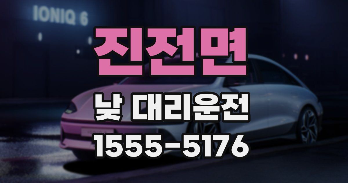 진전면 낮 대리운전