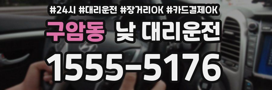 구암동 낮 대리운전