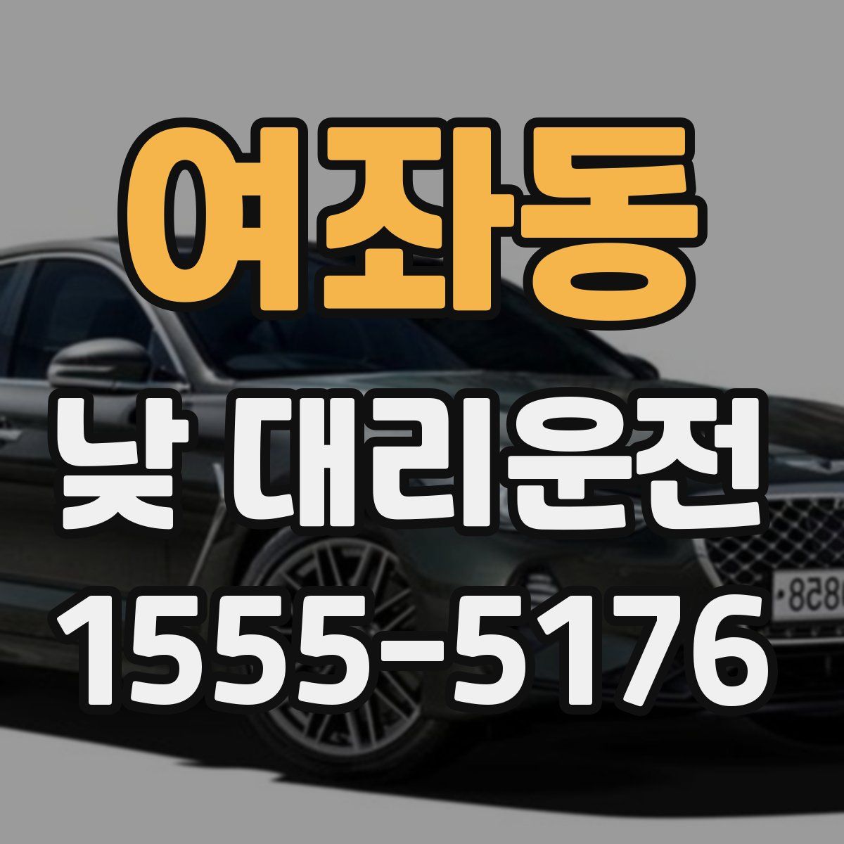 여좌동 낮 대리운전
