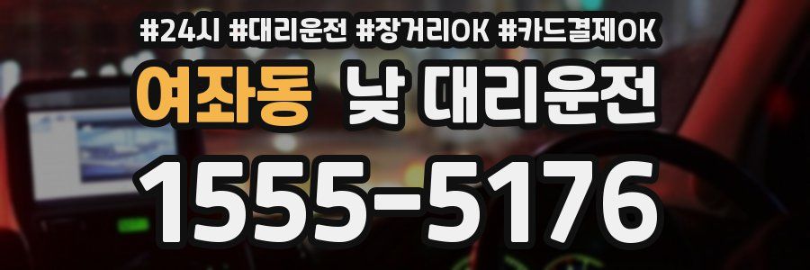 여좌동 낮 대리운전