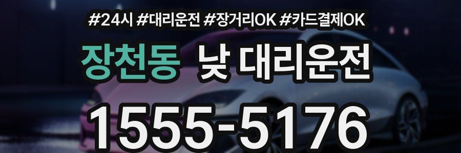 장천동 낮 대리운전