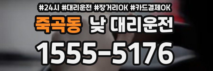 죽곡동 낮 대리운전