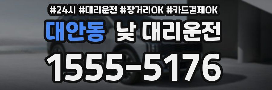 대안동 낮 대리운전