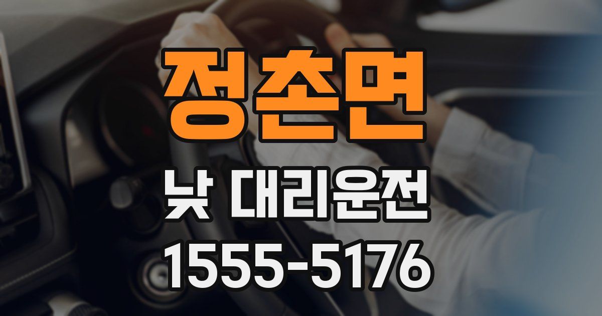 정촌면 낮 대리운전