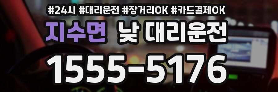 지수면 낮 대리운전