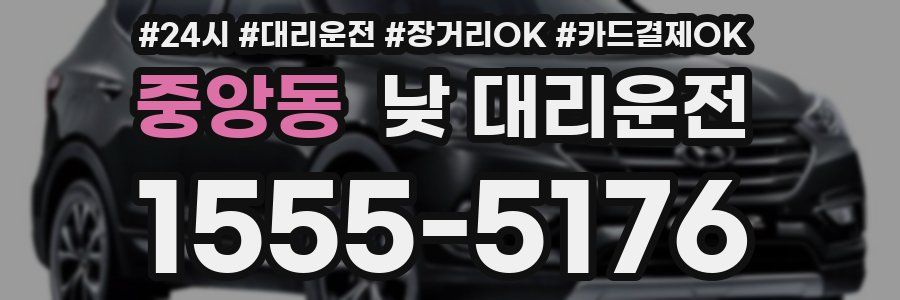 중앙동 낮 대리운전