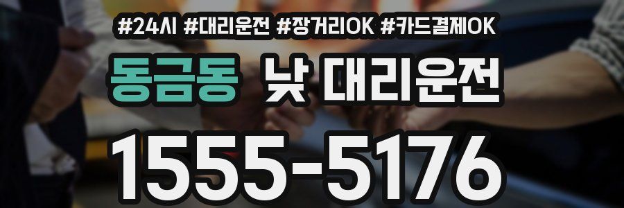 동금동 낮 대리운전