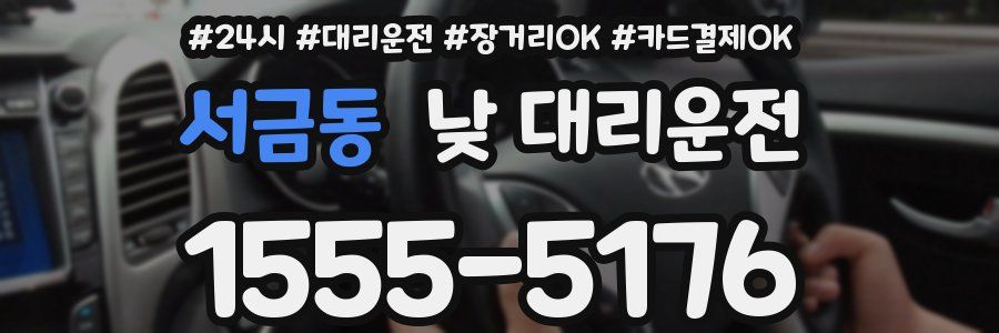 서금동 낮 대리운전
