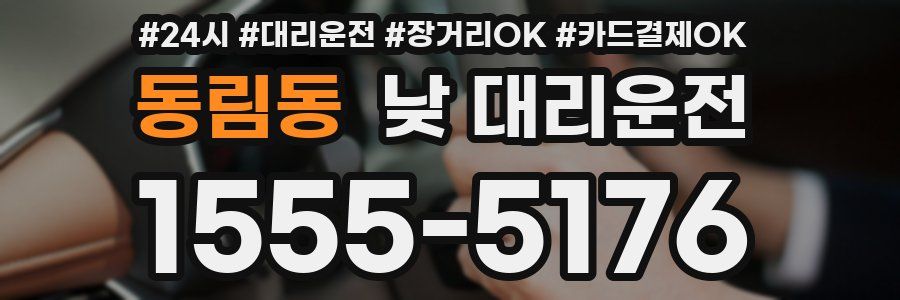 동림동 낮 대리운전