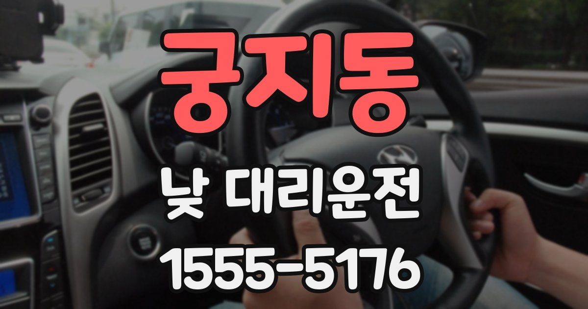 궁지동 낮 대리운전