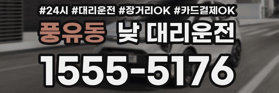 풍유동 낮 대리운전