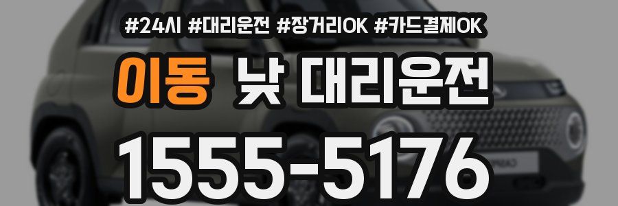 이동 낮 대리운전