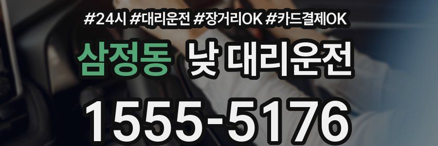 삼정동 낮 대리운전