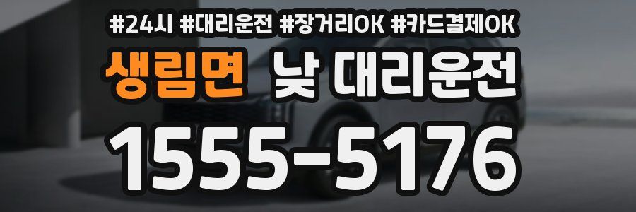 생림면 낮 대리운전