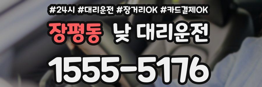 장평동 낮 대리운전