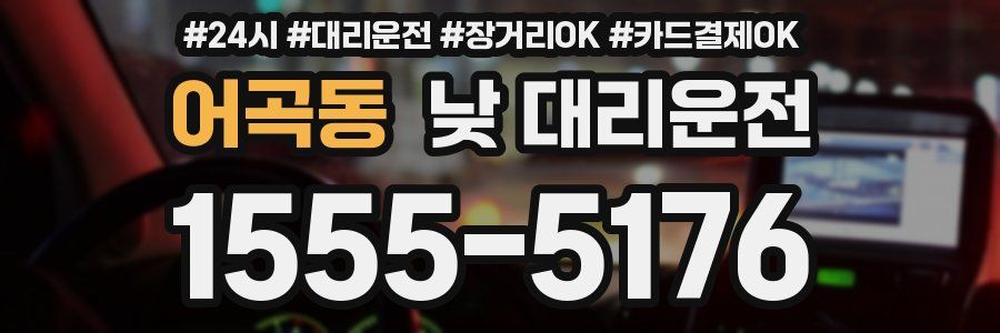 어곡동 낮 대리운전