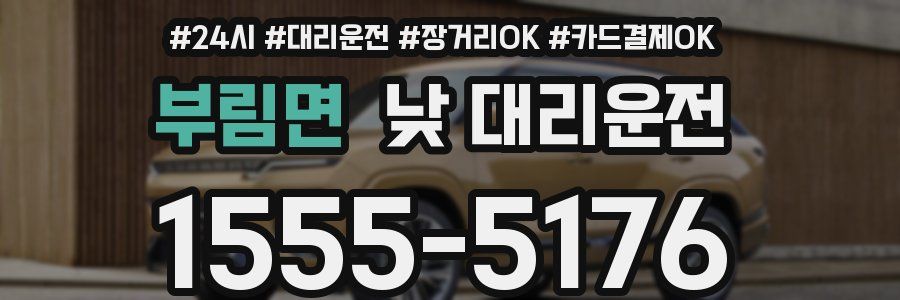 부림면 낮 대리운전
