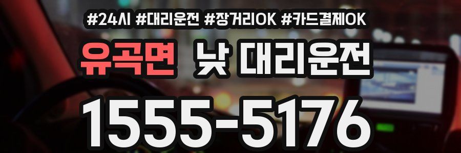 유곡면 낮 대리운전