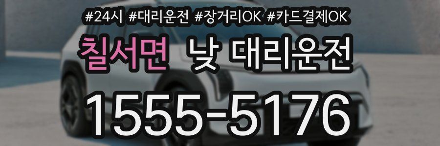 칠서면 낮 대리운전